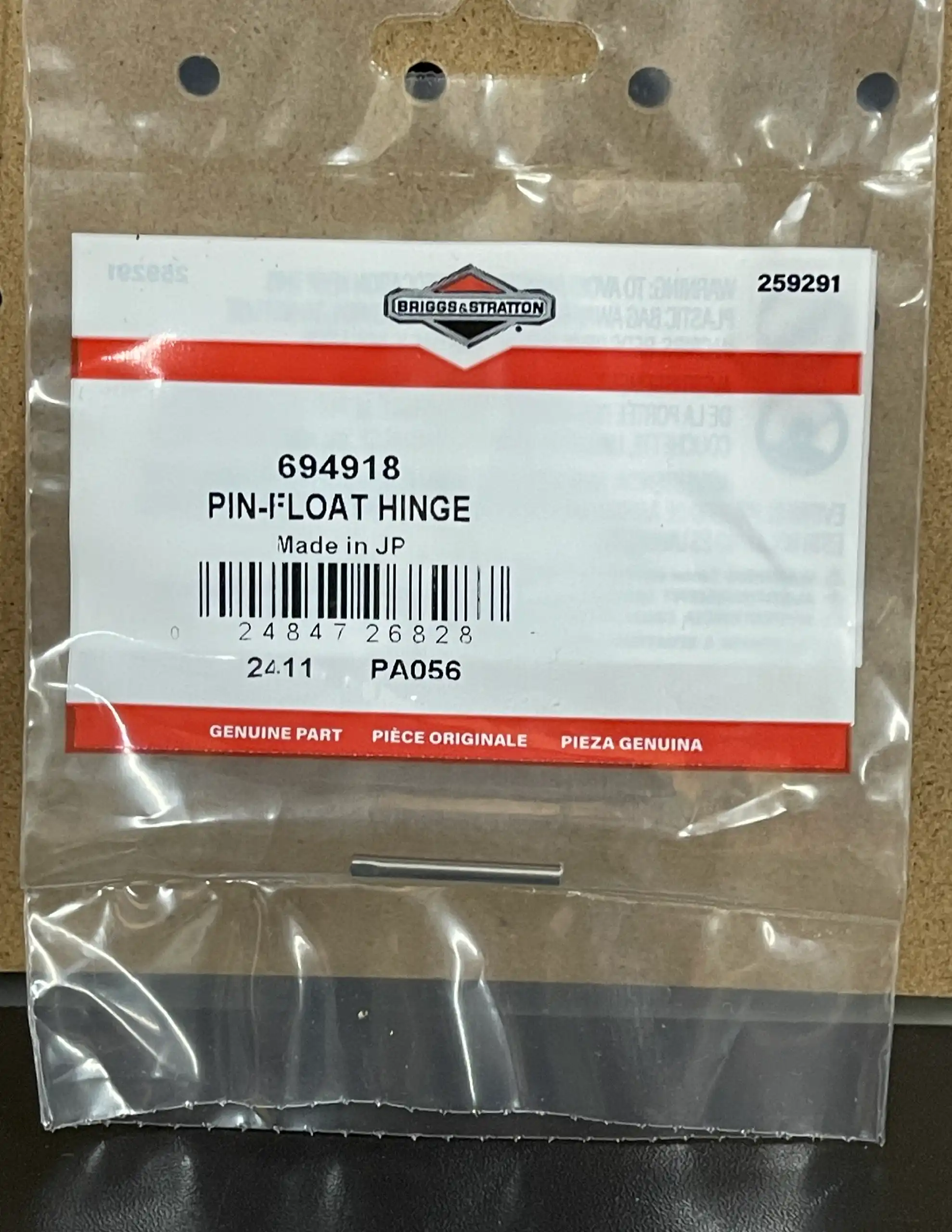 Pin – Float Hinge-3